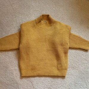 Uniqlo Mustard Yellow Turtleneck Sweater